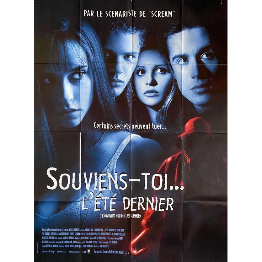 I KNOW WHAT YOU DID LAST SUMMER French Movie Poster- 47x63 in. - 1997 - Jim Gillespie, Jennifer Love Hewitt