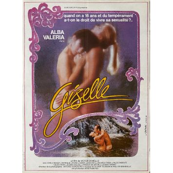 GISELLE Affiche de film- 40x54 cm. - 1980 - Alba Valeria, Victor di Mello