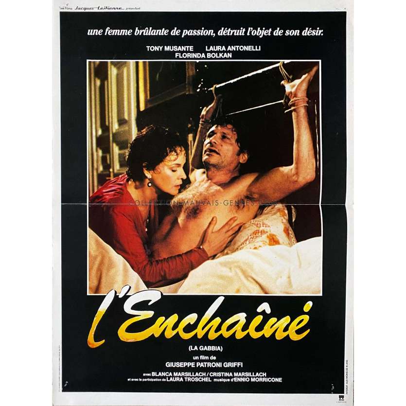 LA GABBIA French Movie Poster- 15x21 in. - 1985 - Giuseppe Patroni Griffi, Laura Antonelli