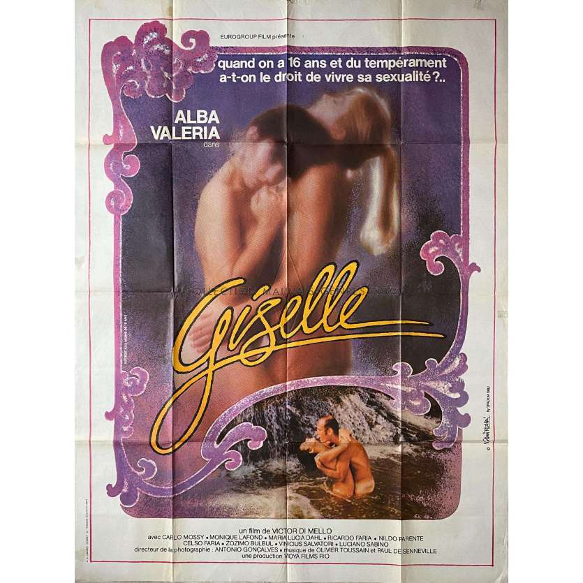 GISELLE French Movie Poster- 47x63 in. - 1980 - Victor di Mello, Alba Valeria