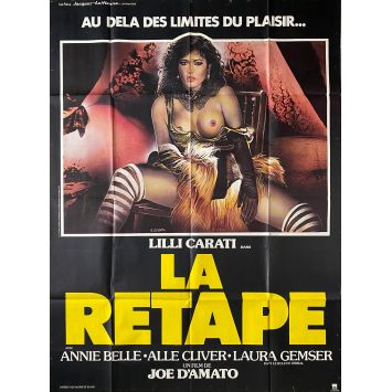 LA RETAPE Affiche de film- 120x160 cm. - 1985 - Lilli Carati, Joe D'Amato