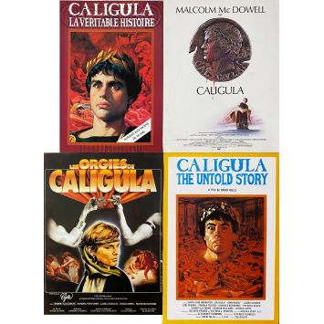 CINEMA EROTIQUE ITALIEN Lot de synopsis Caligula - 24x30 cm. - 1980 - Aldo Grimaldi, Tinto Brass