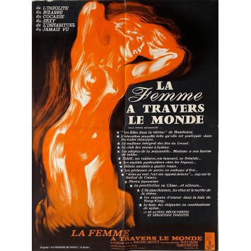 LA FEMME A TRAVERS LE MONDE Affiche de film- 60x80 cm. - 1963 - Belinda Lee, Paolo Cavara