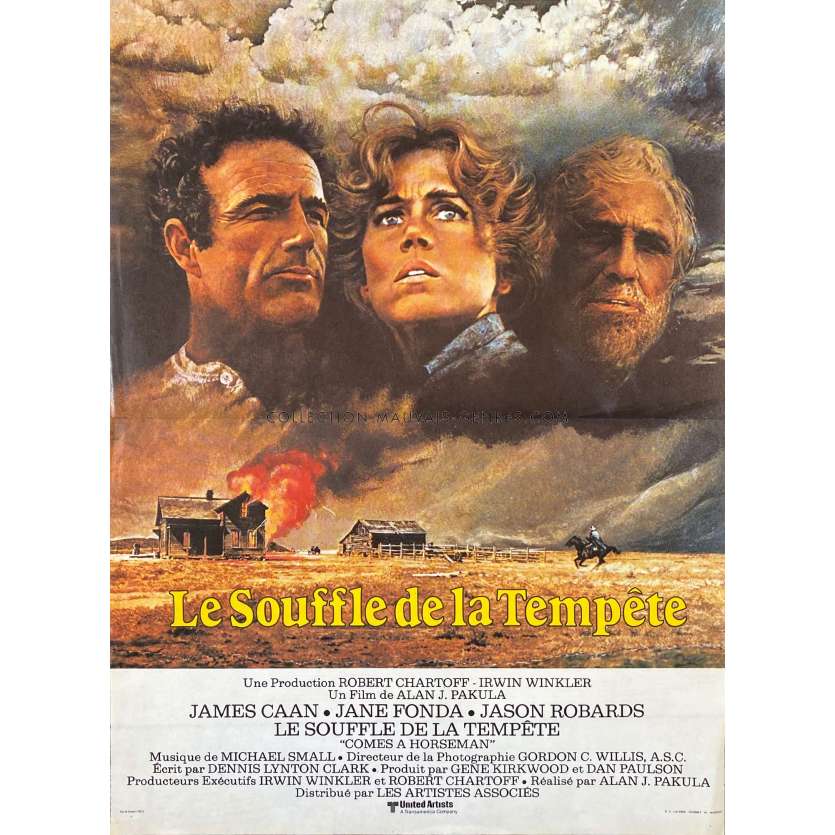 LE SOUFFLE DE LA TEMPETE Affiche de film- 40x54 cm. - 1978 - James Caan, Alan J. Pakula