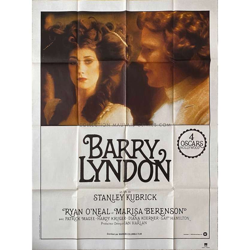 BARRY LYNDON Affiche de film- 120x160 cm. - 1976/R1980 - Ryan O'Neil, Stanley Kubrick