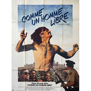 COMME UN HOMME LIBRE Affiche de film- 120x160 cm. - 1979 - Peter Strauss, Michael Mann