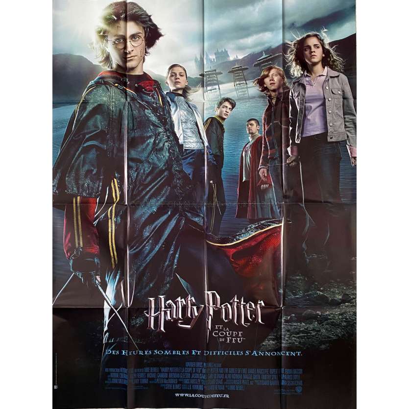 HARRY POTTER AND THE GOBLET OF FIRE French Movie Poster- 47x63 in. - 2005 - Mike Newell, Daniel Radcliffe