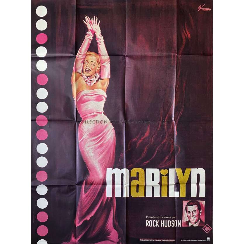 MARILYN Affiche de film- 120x160 cm. - 1963/R1980 - Marilyn Monroe, Henry Koster