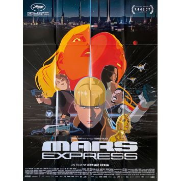 MARS EXPRESS French Movie Poster- 47x63 in. - 2023 - Jérémie Périn, Léa Drucker