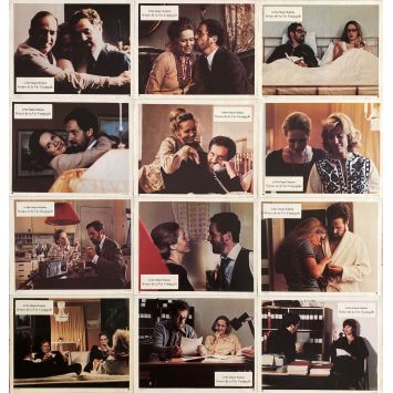 SCENES FROM A MARIAGE French Lobby Cards x12 - 9x12 in. - 1973 - Ingmar Bergman, Liv Ullmann
