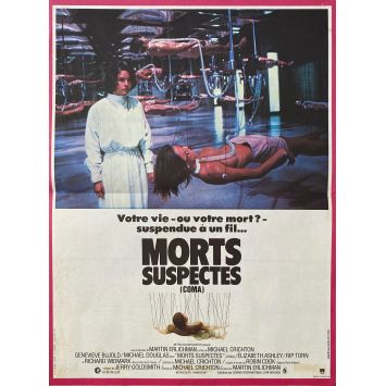 COMA French Movie Poster- 15x21 in. - 1978 - Michael Crichton, Michael Douglas