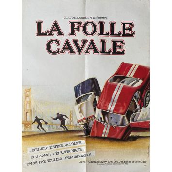 LA FOLLE CAVALE Affiche de cinéma- 60x80 cm. - 1977 - Joe Don Baker, Earl Bellamy