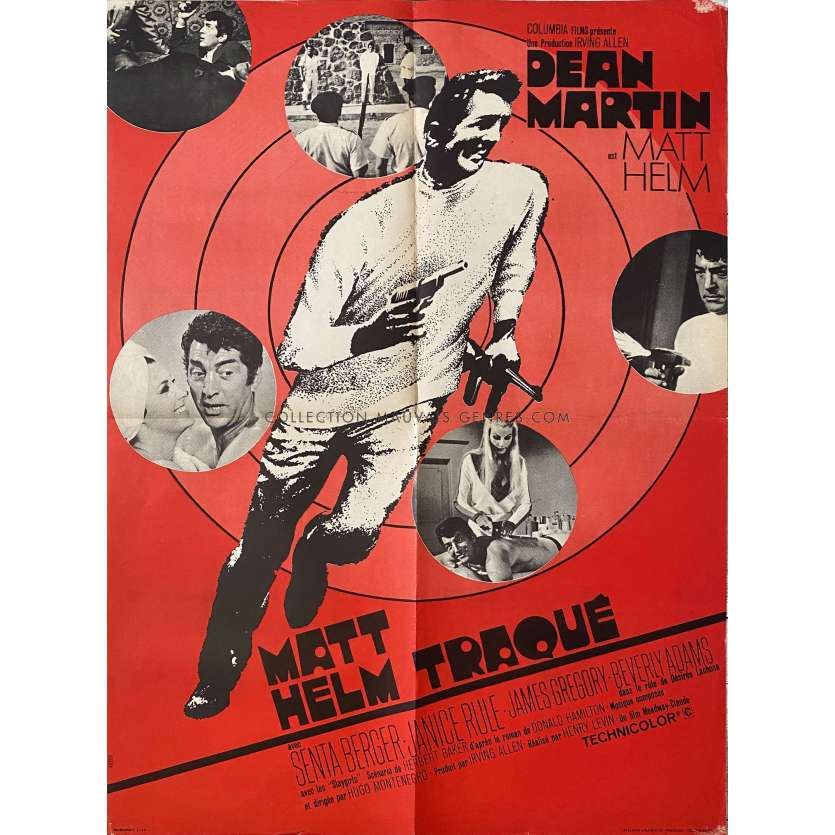 MATT ELM TRAQUE Affiche de cinéma- 60x80 cm. - 1967 - Dean Martin, Henry Levin