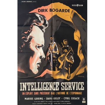 INTELLIGENCE SERVICE Affiche de cinéma- 80x120 cm. - 1957 - Dirk Bogarde, Powell & Pressburger