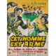 CET HOMME EST ARME Affiche de cinéma- 120x160 cm. - 1956 - Dane Clark, Franklin Adreon