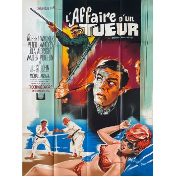 HOW I SPENT MY SUMMER VACATION French Movie Poster- 47x63 in. - 1967 - William Hale, Robert Wagner