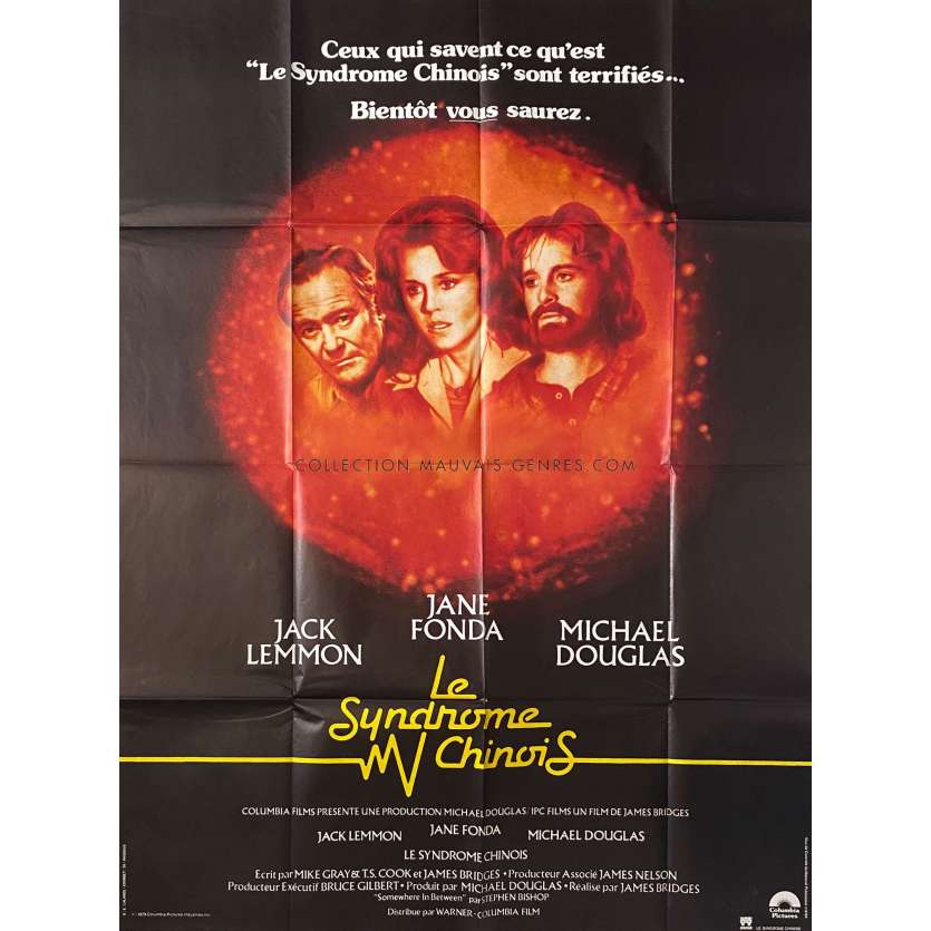 LE SYNDROME CHINOIS Affiche de cinéma- 120x160 cm. - 1979 - Jane Fonda, James Bridges