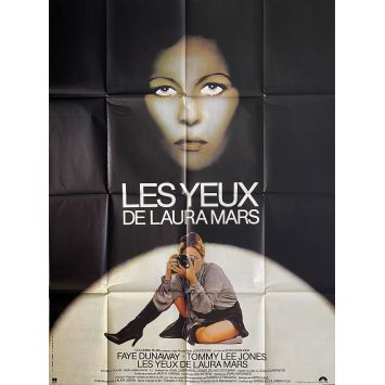 LES YEUX DE LAURA MARS Affiche de cinéma- 120x160 cm. - 1978 - Faye Dunaway, Irvin Keshner