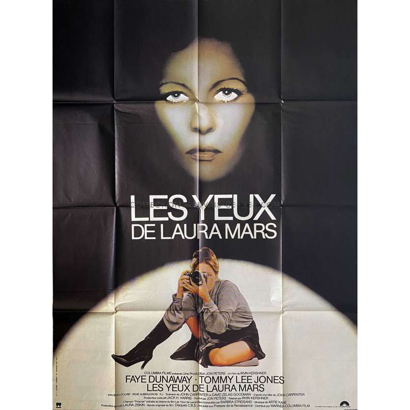 THE EYES OF LAURA MARS French Movie Poster- 47x63 in. - 1978 - Irvin Keshner, Faye Dunaway