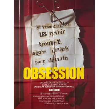 OBSESSION French Movie Poster- 47x63 in. - 1976 - Brian de Palma, Cliff Robertson