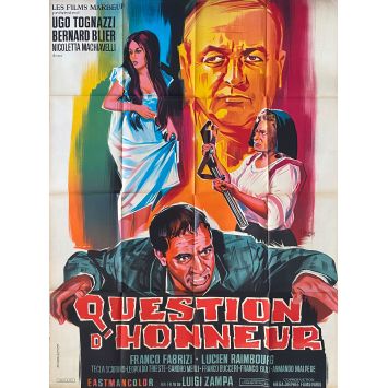UNA QUESTIONE D'ONORE French Movie Poster- 47x63 in. - 1966 - Luigi Zampa, Ugo Tognazzi