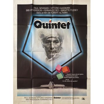 QUINTET French Movie Poster- 47x63 in. - 1979 - Robert Altman, Paul Newman