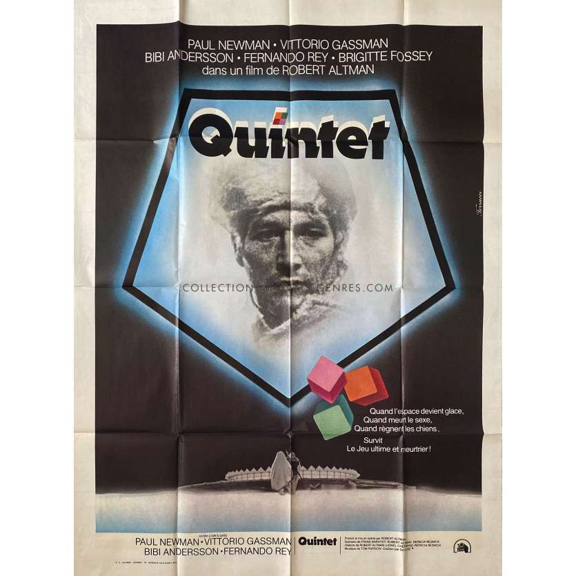 QUINTET Affiche de cinéma- 120x160 cm. - 1979 - Paul Newman, Robert Altman