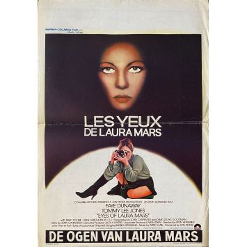 LES YEUX DE LAURA MARS Affiche de cinéma- 35x55 cm. - 1978 - Faye Dunaway, Irvin Keshner