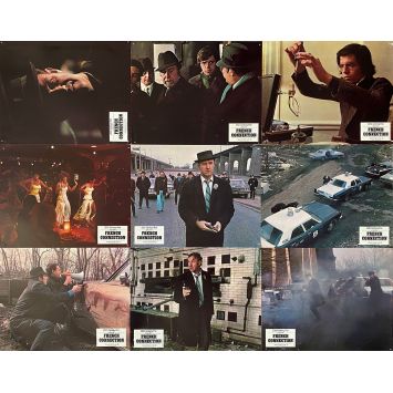 THE FRENCH CONNECTION French Lobby Cards x9 - 9x12 in. - 1971 - William Friedkin, Gene Hackman