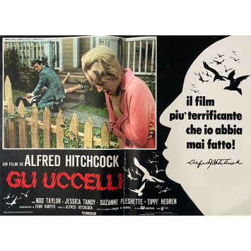 LES OISEAUX Photobusta / Affiche N02 - 46x64 cm. - 1963/R1970 - Tippi Hedren, Alfred Hitchcock