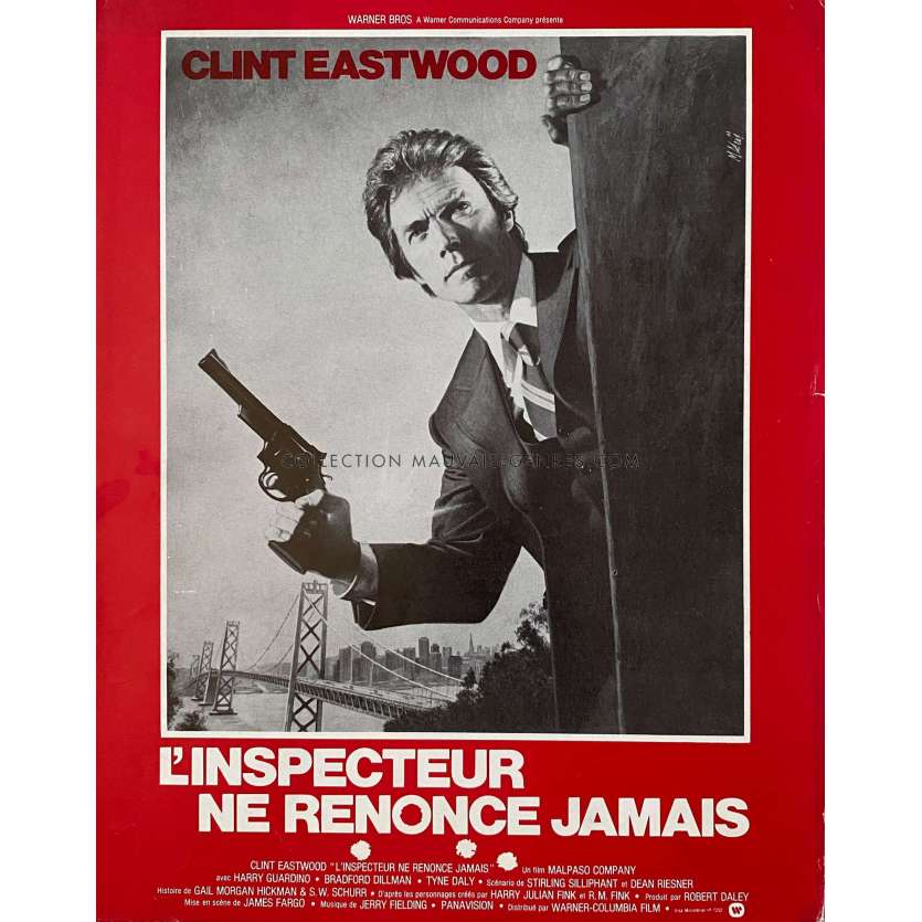 THE ENFORCER French Herald/Trade Ad 2 pages. - 9x12 in. - 1976 - James Fargo, Clint Eastwood