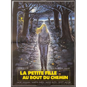 LA PETITE FILLE AU BOUT DU CHEMIN Affiche de cinéma- 40x54 cm. - 1976 - Jodie Foster, Nicolas Gessner