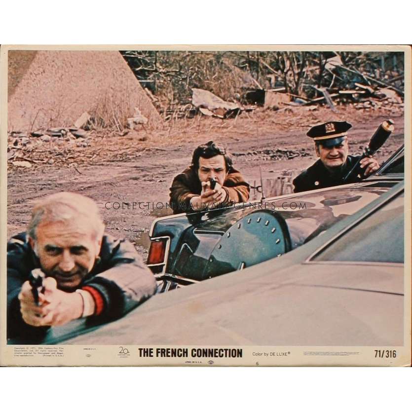 FRENCH CONNECTION US Lobby Card 6 11x14 - 1971 - Willam Friedkin, Gene Hackman, Roy Sheider