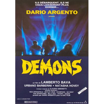 DEMONS Affiche de cinéma- 40x60 cm. - 1988 - Michele Soavi, Lamberto Bava