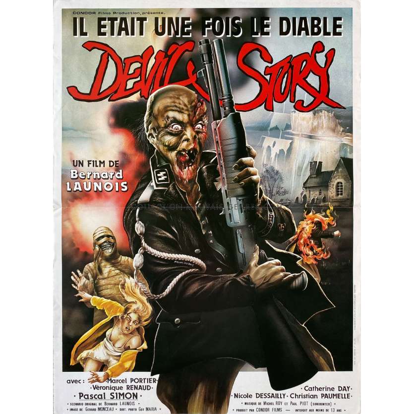IL ETAIT UNE FOIS LE DIABLE Affiche de cinéma- 40x54 cm. - 1986 - Véronique Renaud, Bernard Launois