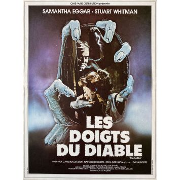 LES DOIGTS DU DIABLE Affiche de cinéma- 40x54 cm. - 1981 - Samantha Eggar, Alfredo Zacharias
