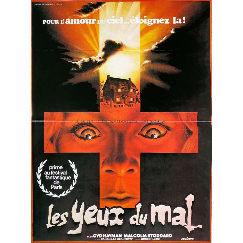 LES YEUX DU MAL Affiche de cinéma- 40x54 cm. - 1980 - Malcolm Stoddard, Gabrielle Beaumont