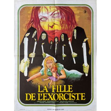 LA FILLE DE L'EXORCISTE Affiche de cinéma- 60x80 cm. - 1971 - Analia Gadé, Rafael Moreno Alba