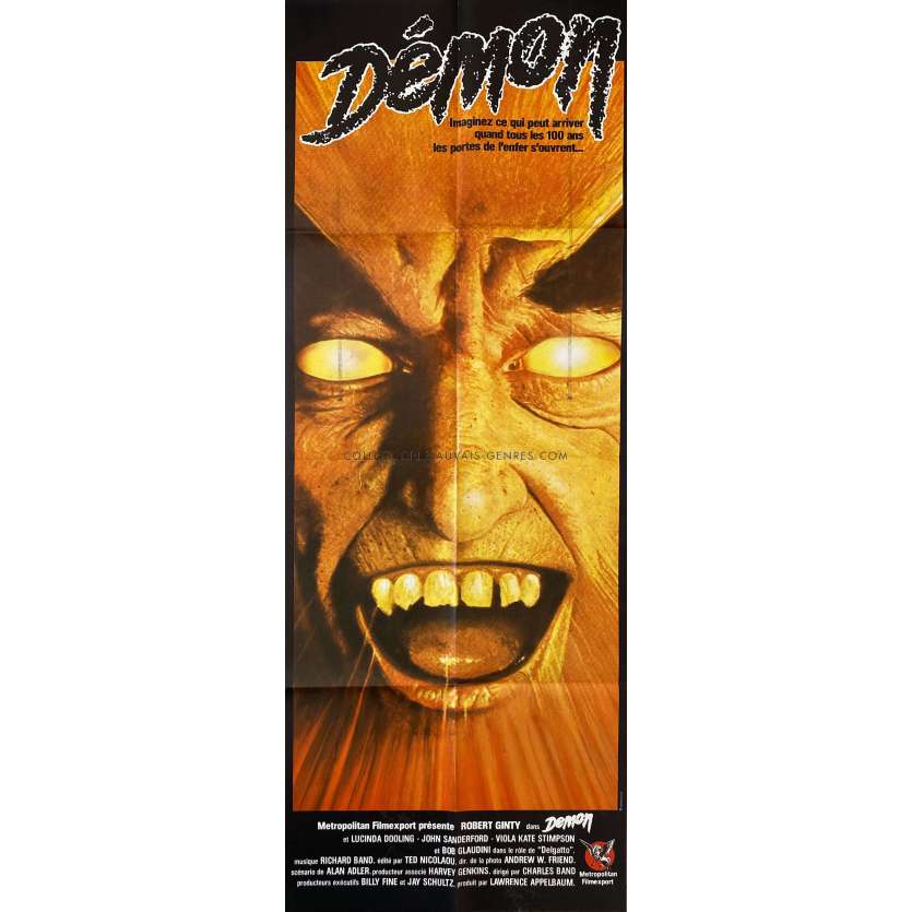 DEMON Affiche de cinéma- 60x160 cm. - 1981 - Robert Ginty, Charles Band