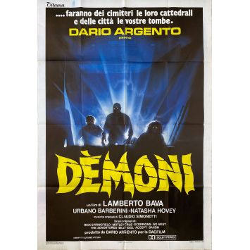 DEMONS Italian Movie Poster- 39x55 in. - 1988 - Lamberto Bava, Michele Soavi