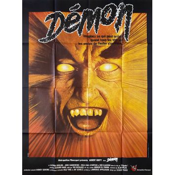 DEMON French Movie Poster- 47x63 in. - 1981 - Charles Band, Robert Ginty