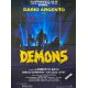 DEMONS French Movie Poster- 47x63 in. - 1988 - Lamberto Bava, Michele Soavi