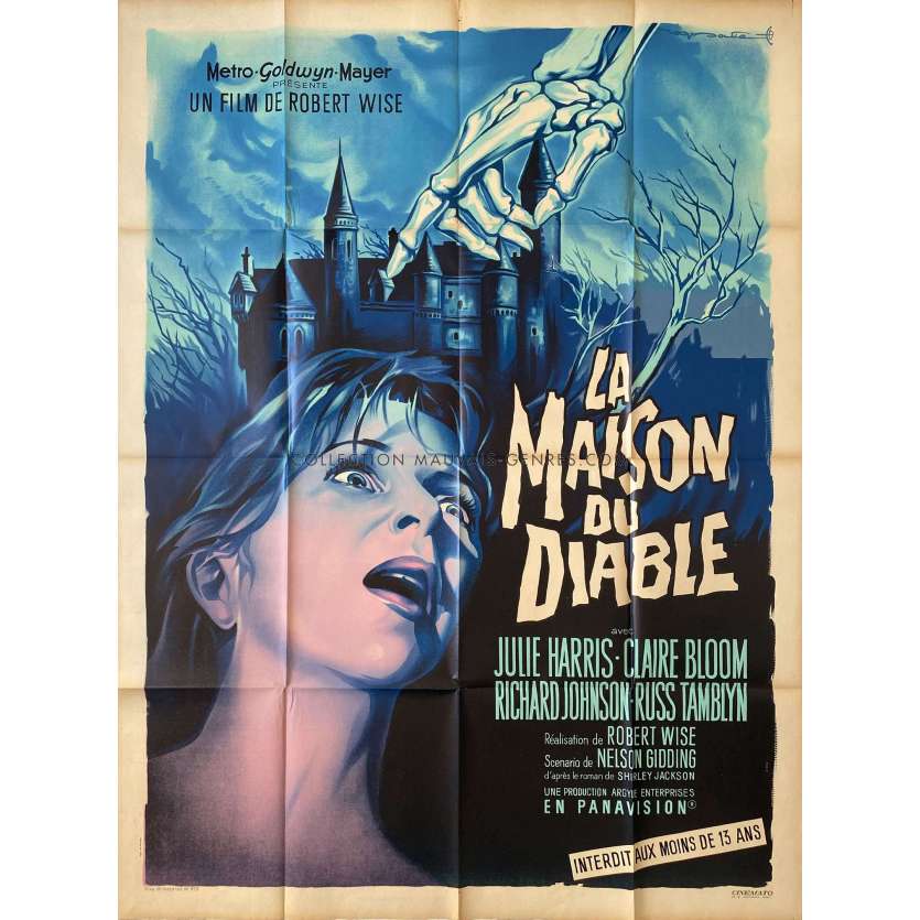 THE HAUNTING French Movie Poster- 47x63 in. - 1963 - Robert Wise, Julie Harris