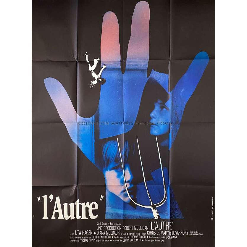 L'AUTRE Affiche de cinéma- 120x160 cm. - 1972 - Uta Hagen, Robert Mulligan