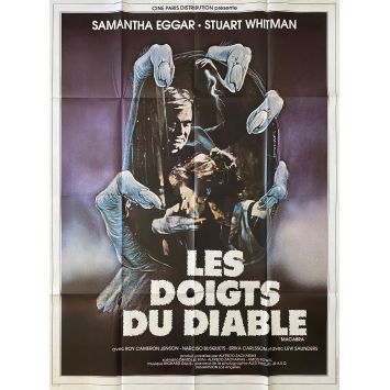 LES DOIGTS DU DIABLE Affiche de cinéma- 120x160 cm. - 1981 - Samantha Eggar, Alfredo Zacharias