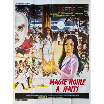 MAGIE NOIRE A HAITI Affiche de cinéma- 120x160 cm. - 1973 - Santo, Alfredo B. Crevenna