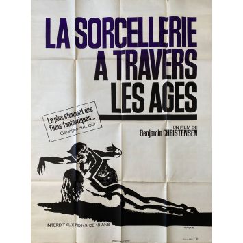 LA SORCELLERIE A TRAVERS LES AGES Affiche de film120x160 cm - 1922/R1980 - Haxan