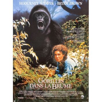 GORILLES DANS LA BRUME Affiche de cinéma- 40x54 cm. - 1988 - Sigourney Weaver, Michael Apted