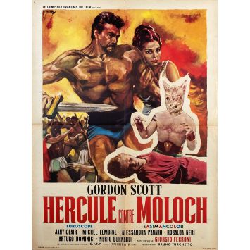 CONQUEST OF MYCENE US Movie Poster- 23x32 in. - 1963 - Giorgio Ferroni, Gordon Scott