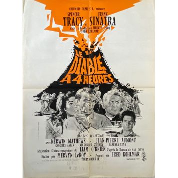 LE DIABLE A 4 HEURES Affiche de cinéma- 60x80 cm. - 1961 - Spencer Tracy, Mervyn LeRoy